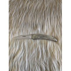 Küçük Sivri İşlemeli Krom Çakı